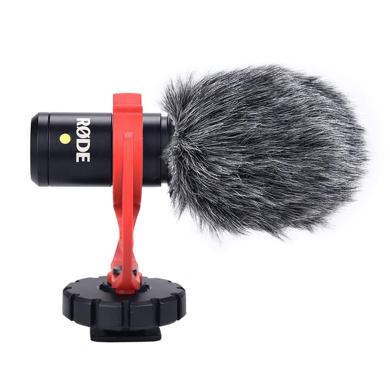 SUNMON Furry Windscreen Muff, Mic Pop Filter/Foam Wind Cover fits Rode VideoMicro Videomic Me-L Shotgun Microphone (2 PACK) - Image 4